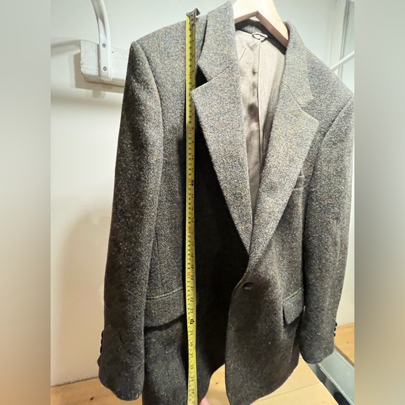 HARRIS TWEED vintage men’s blazer in mottled green; 44 tall, 🏴󠁧󠁢󠁳󠁣󠁴󠁿 - Picture 10 of 11